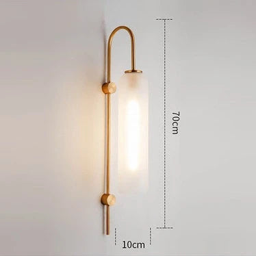 Moderne væglampe i glas