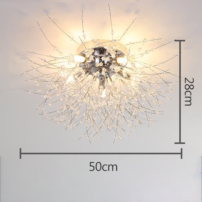 Mælkebøtte krystal loftslampe