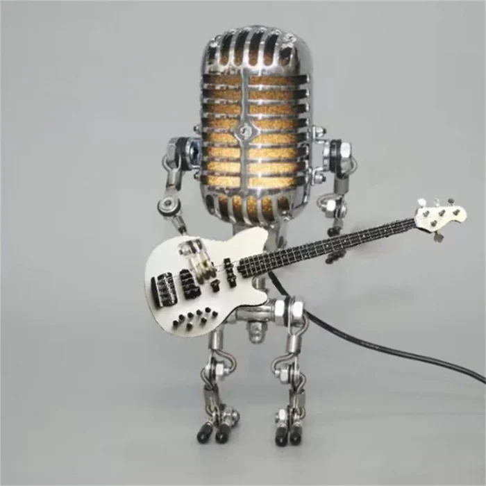 Guitarlampe - lamperobot med guitar