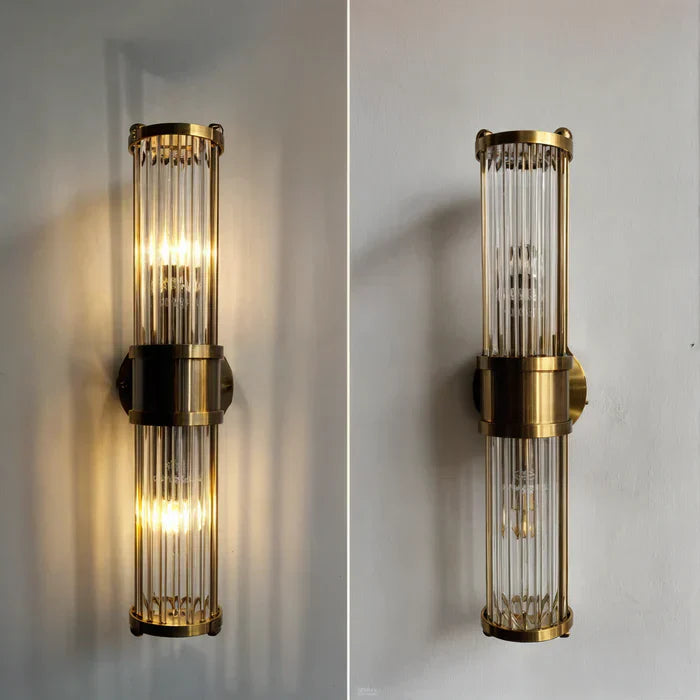 Luksus guld væglamper til badeværelset