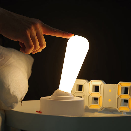 Retro-bordlampe med håndtagskontakt