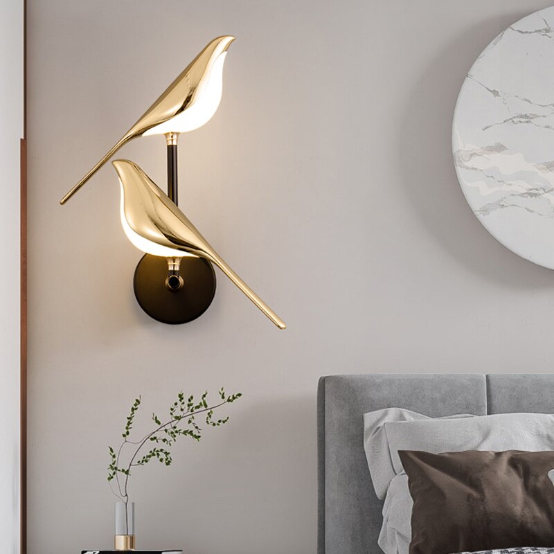 Lumibird - nordisk led-fuglevæglampe
